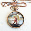 Fairy necklace children flower fairy