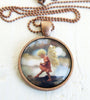 Fairy necklace children flower fairy