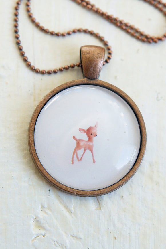 Fairy necklace children flower fairy