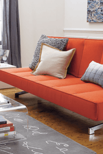 Flex Orange Sleeper Sofa