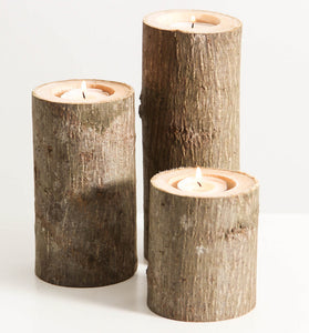 Tree branch candle holders set