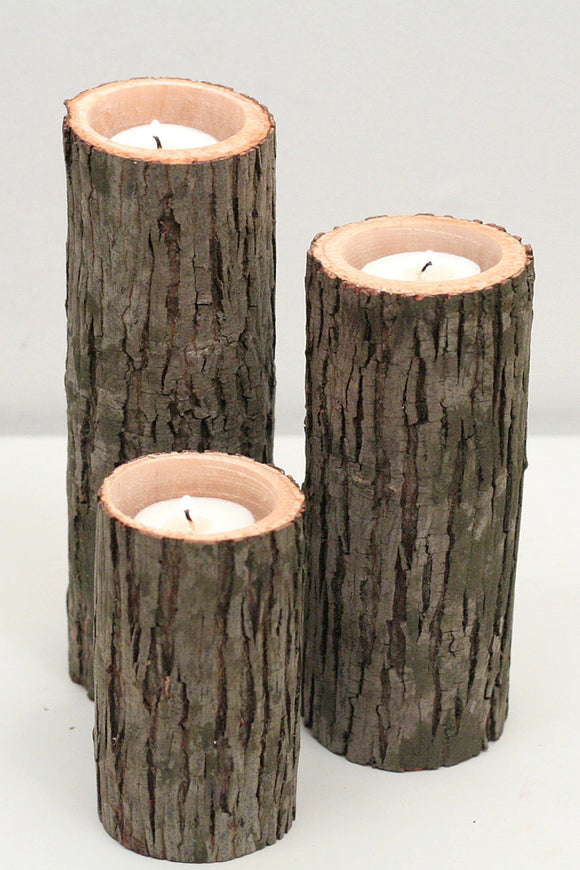 Tree branch candle holders set