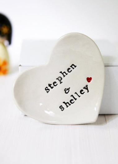 Wedding gift personalised ring