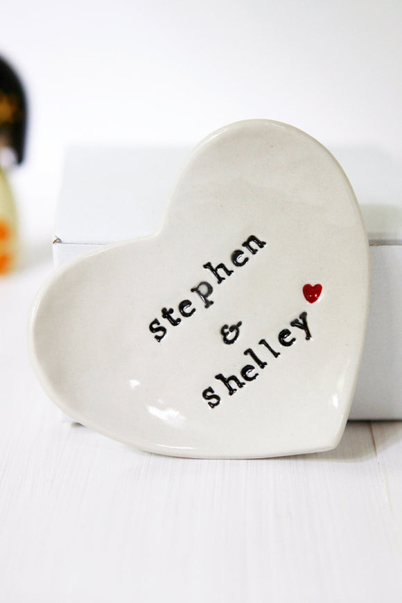 Wedding gift personalised ring