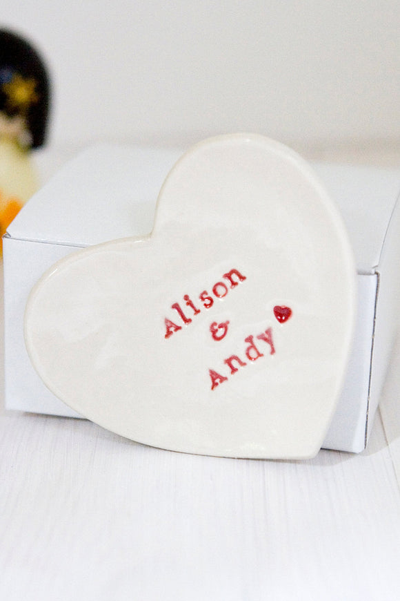 Wedding gift personalised ring