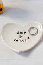 Wedding gift personalised ring